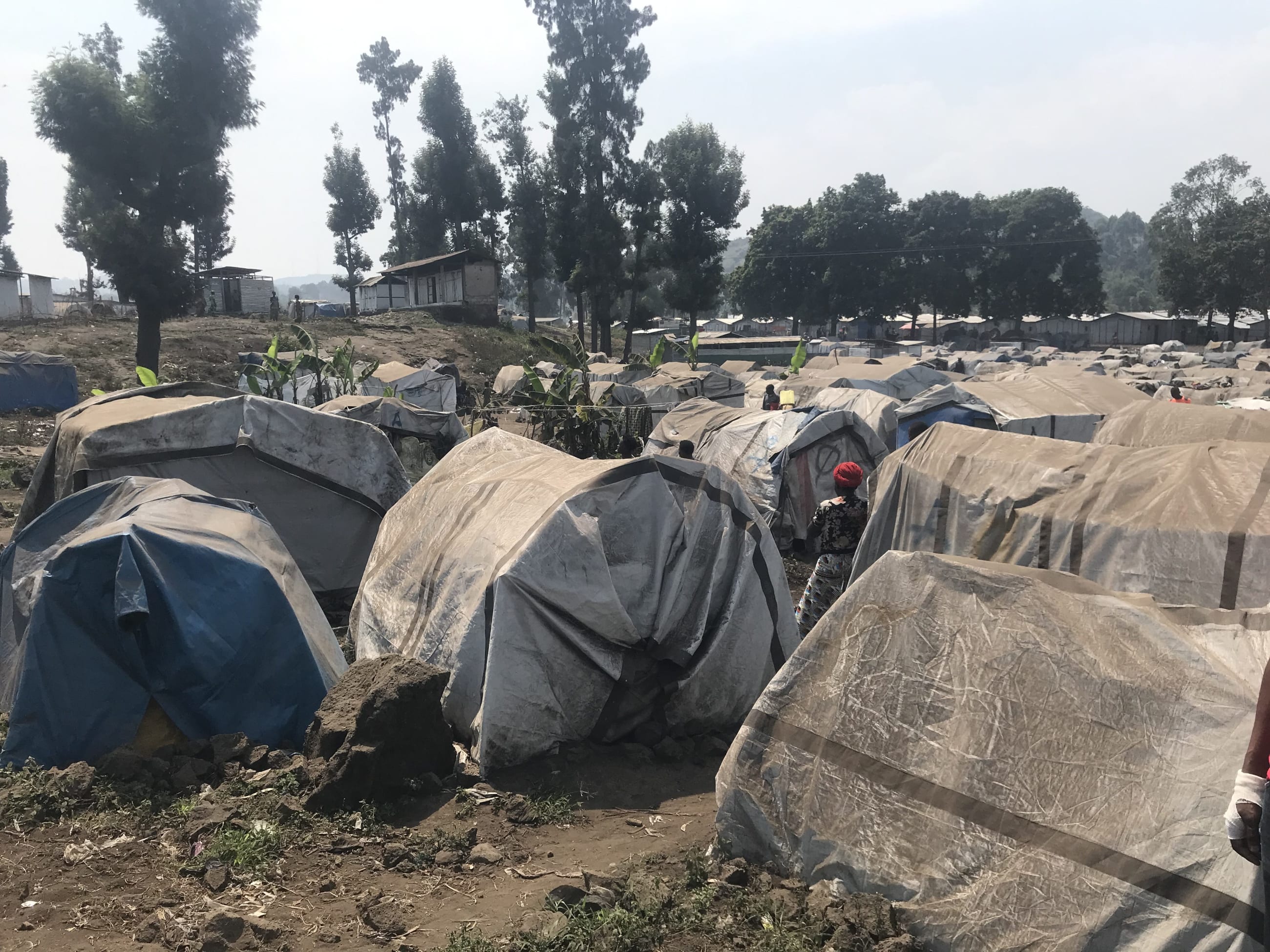 Kanyaruchinya camps are seen, on the outskirts of the city of Goma, Democratic Republic of Congo, on July 29, 2023.