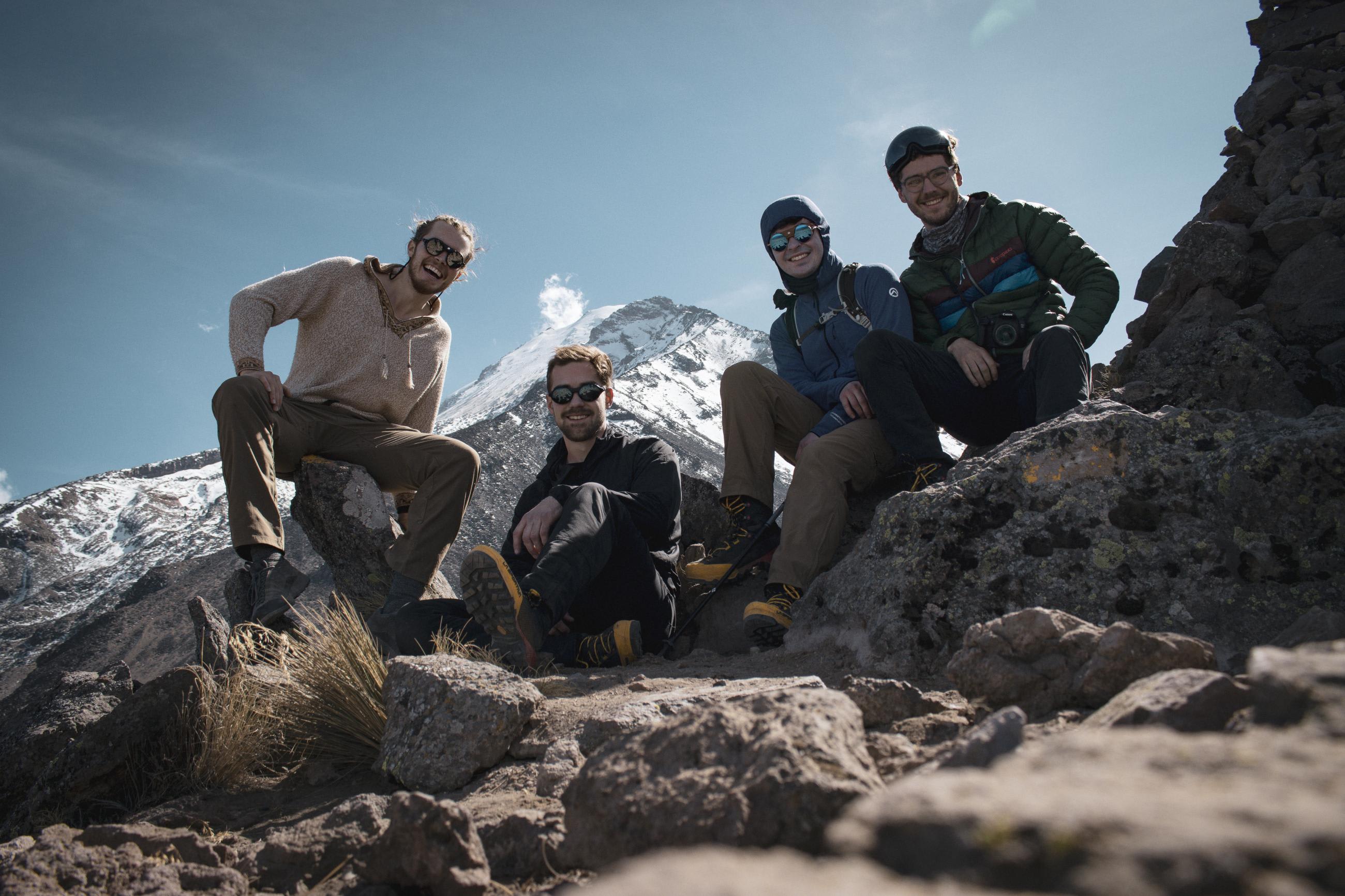 From left to right: William McCarthy, Thomas Copeland, Jacob Bartz, and Simon Birk.