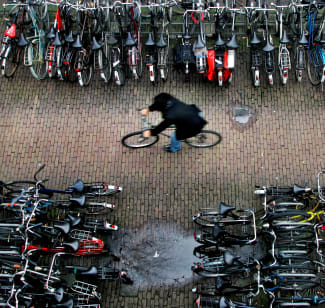 More than 70% of Dutch citizens cycle at least once per week