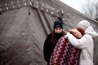 Displaced girls and women