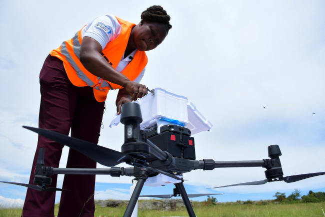 Drones Deliver Humanitarian Aid in Africa