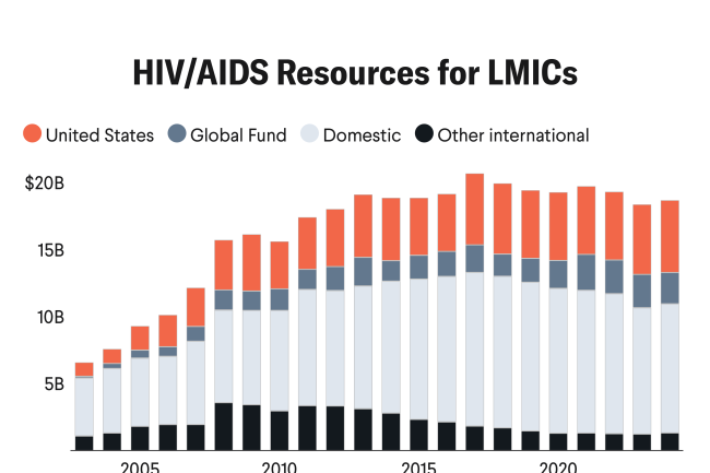 Visualization for HIV/AIDS Resources for LMICs