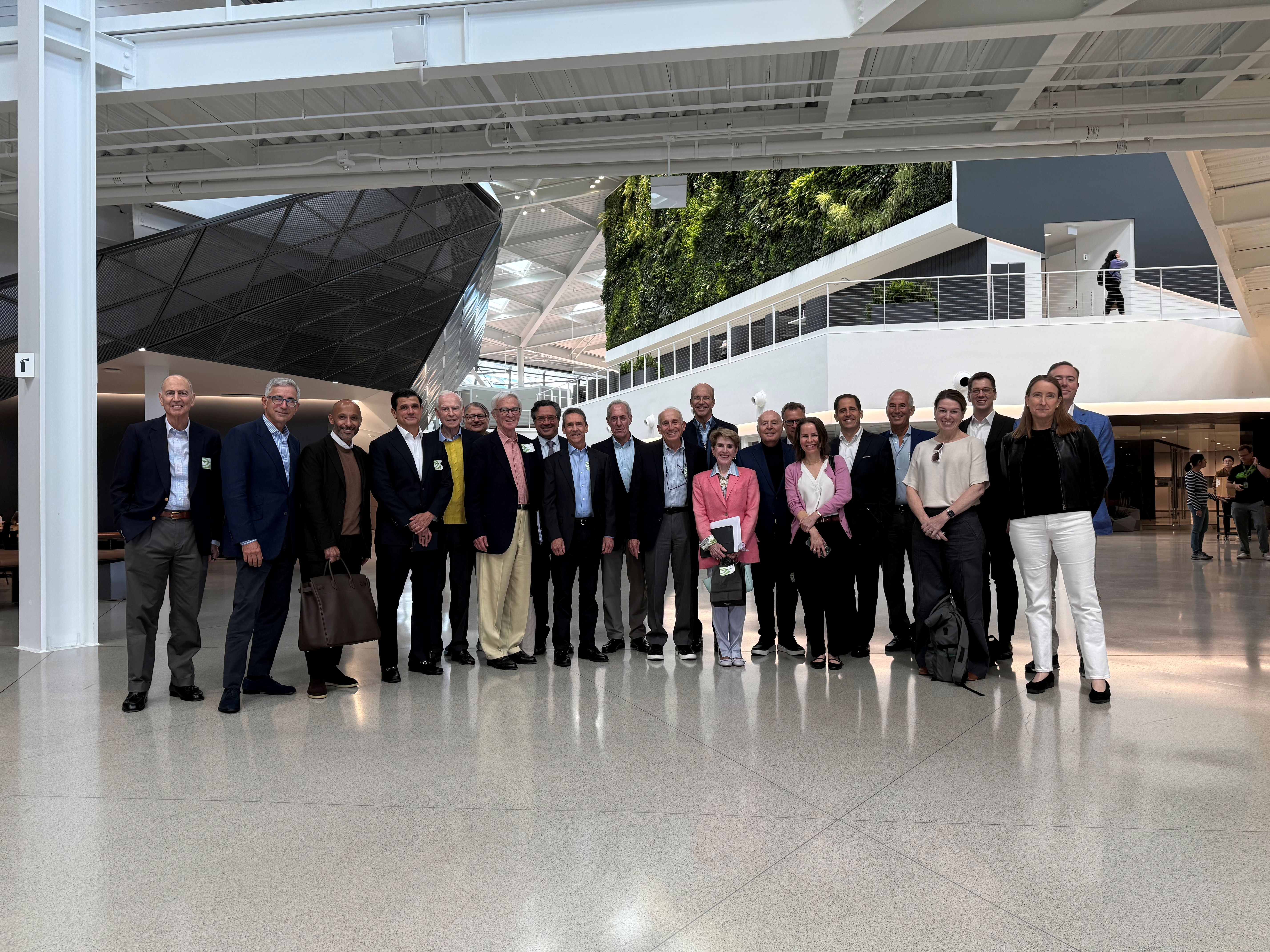 Attendees of the Major Benefactors Trip to Santa Clara,
California, visit Nvidia for an artificial intelligence bootcamp.