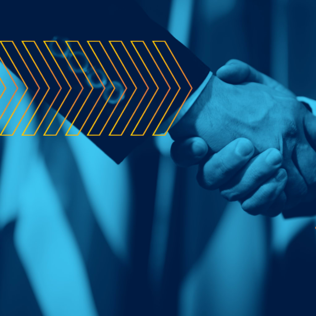 <p>Close up of two people shaking hands.</p>
