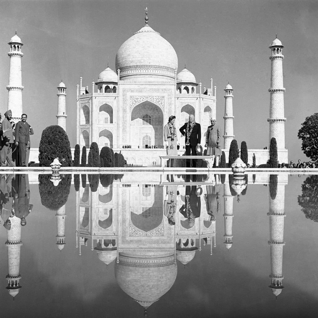 President Dwight D. Eisenhower at the Taj Mahal. AP Photo