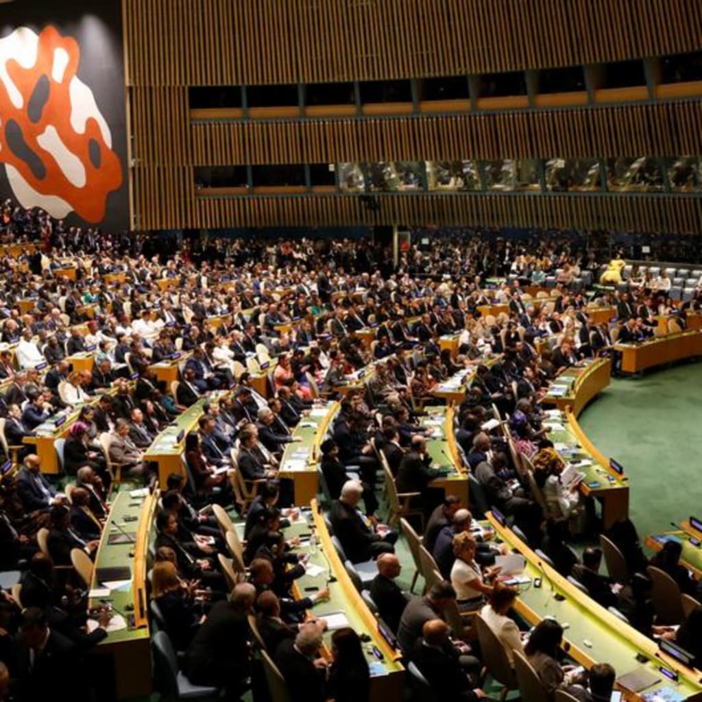 <p>World leaders gather at the 2019 UN General Assembly in New York.</p>

