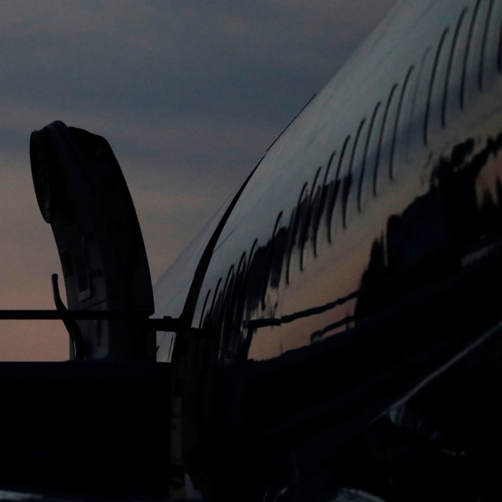 <p>U.S. President Donald Trump boards Air Force One.</p>
