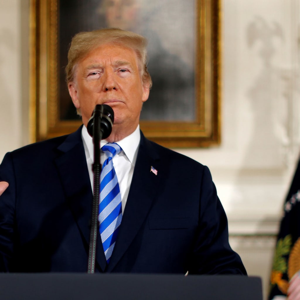<p>Trump delivers remarks on his intentions regarding the Iran nuclear deal at the White House.</p>
