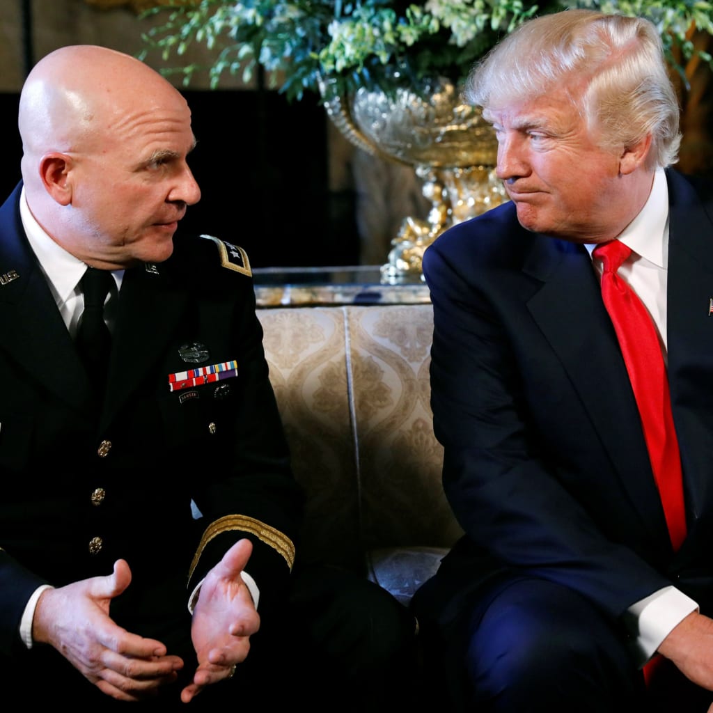 <p>U.S. President Donald J. Trump announces Army Lt. Gen. H.R. McMaster as his National Security Adviser at his Mar-a-Lago estate.</p>
