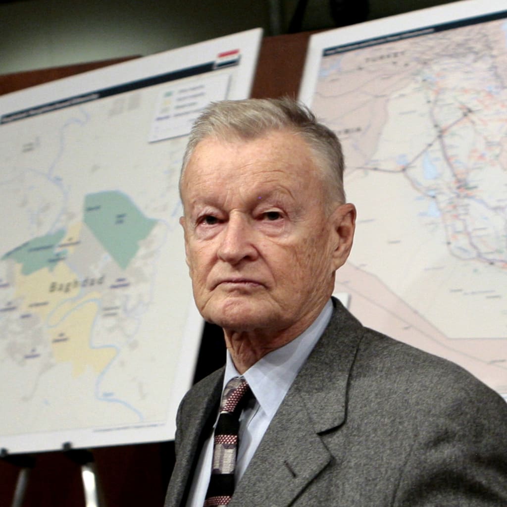 <p>Former National Security Advisor Zbigniew Brzezinski arrives to testify before the Senate Foreign Relations Committee on February 1, 2007.</p>
