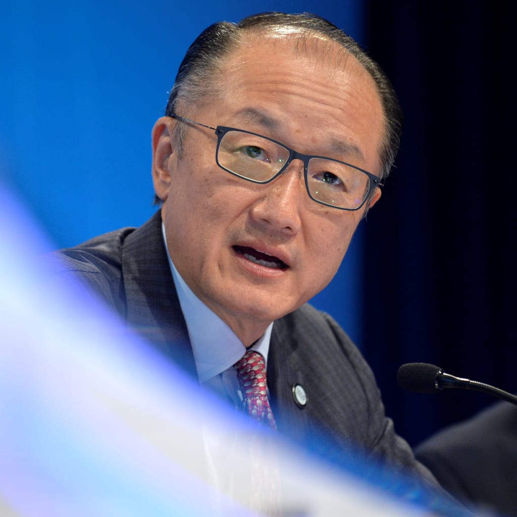 <p>World Bank President Jim Yong Kim makes remarks during a press briefing to open the the IMF and World Bank’s 2017 Annual Spring Meetings in Washington, U.S. April 20, 2017</p>

