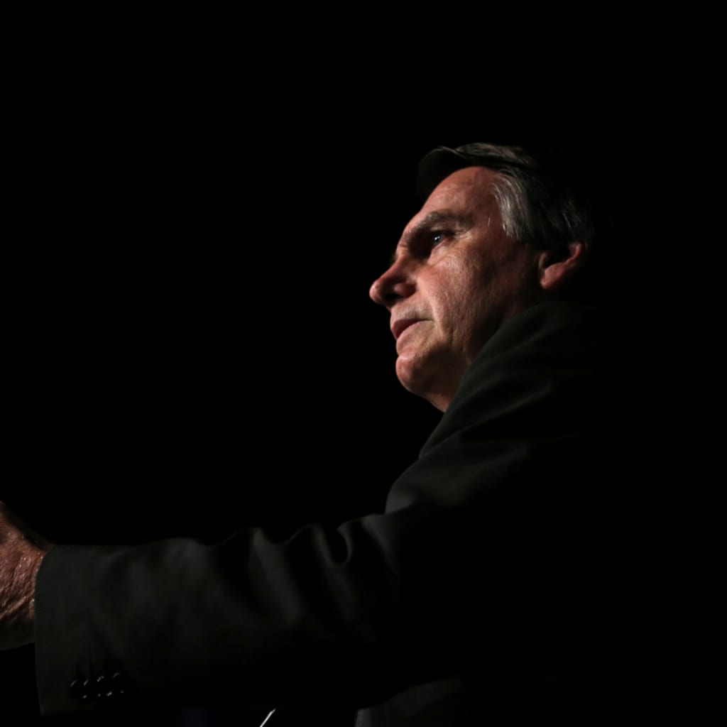 <p>Jair Bolsonaro, a candidate in Brazil’s presidential election, attends a presidential debate in Sao Paulo, Brazil June 18, 2018.</p>
