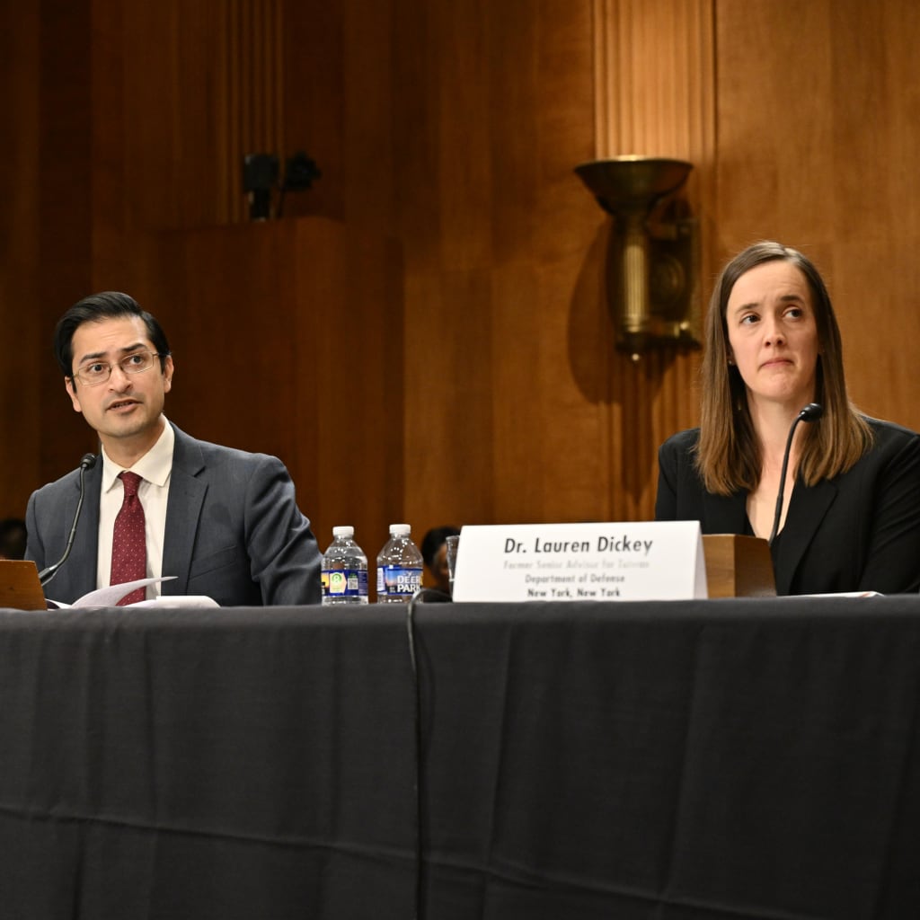 Rush Doshi testifies to the Senate Foreign Relations Committee on November 20, 2025.