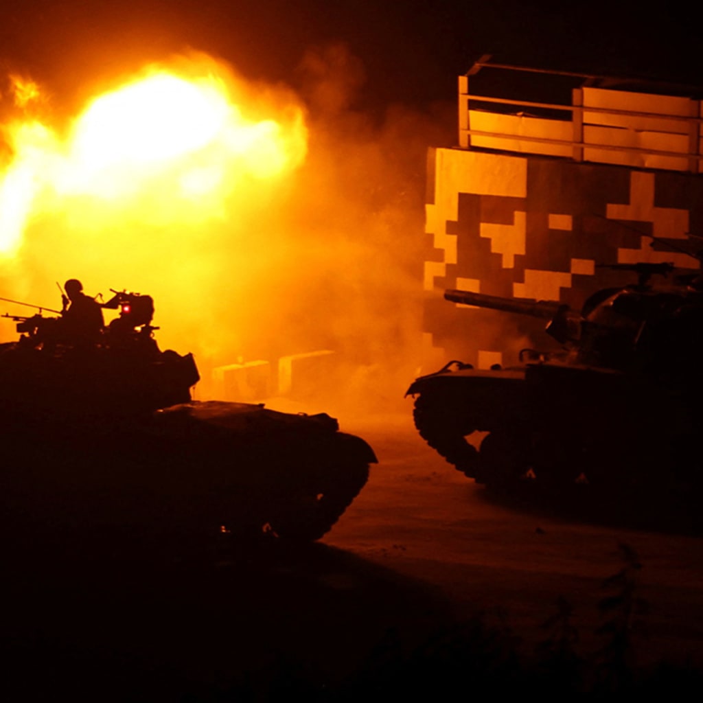 Taiwan tank military training exercise