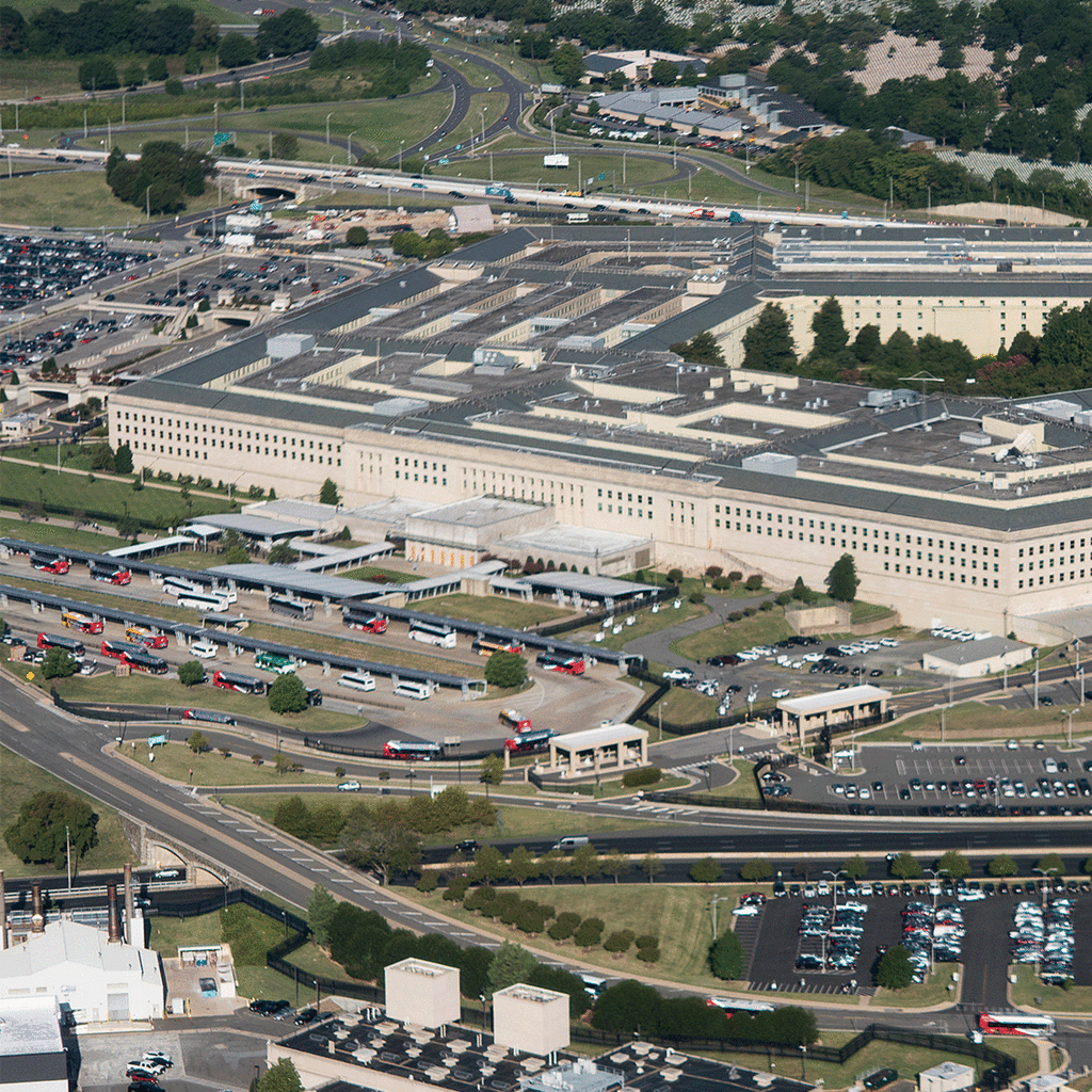 <p>Aerial view of the Pentagon</p>
