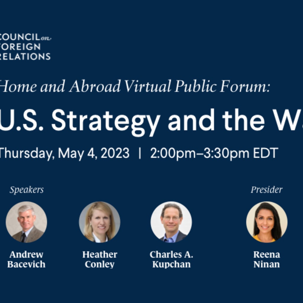 Home and Abroad Public Forum: U.S. Strategy and the War in Ukraine