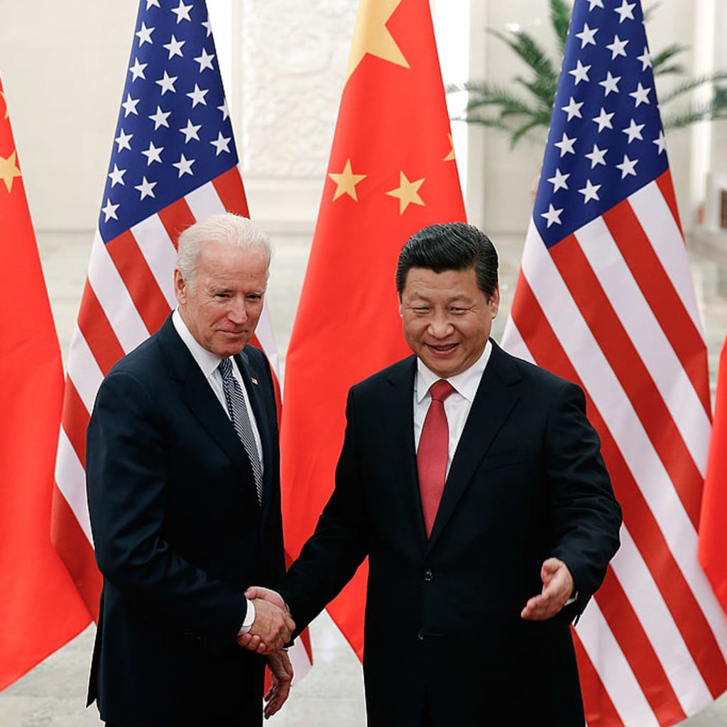 Biden and Xi Jinping