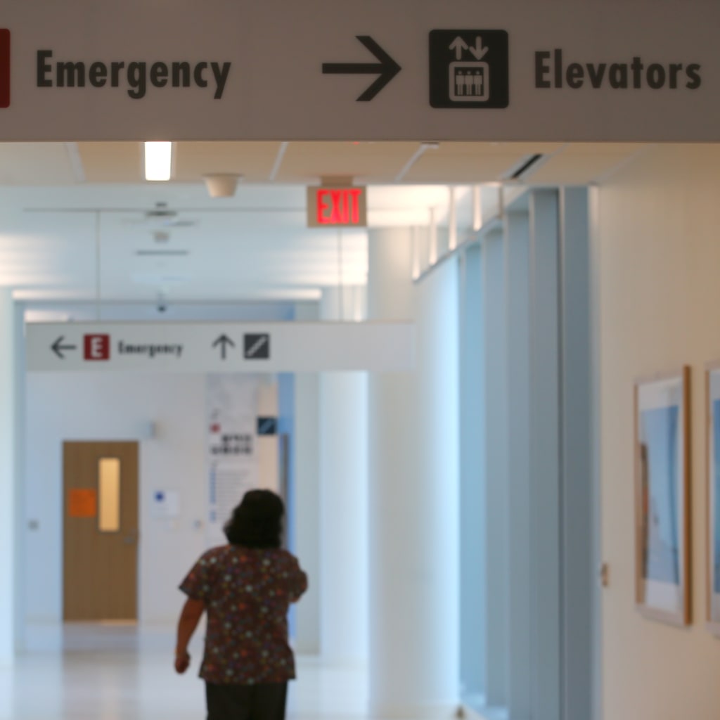 <p>A nurse at the newly constructed Kaiser Permanente San Diego Medical Center. </p>
