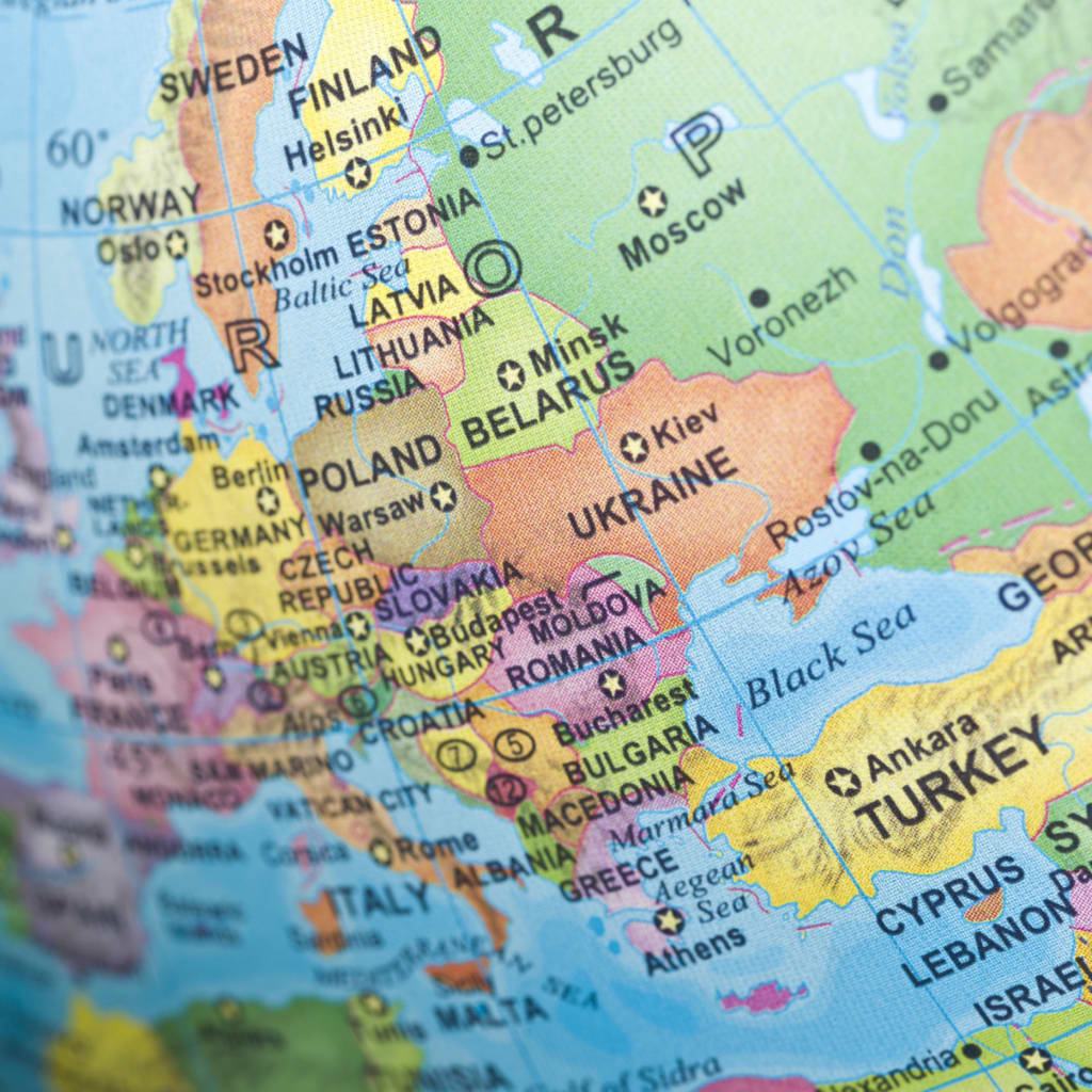 <p>Map of eastern Europe</p>