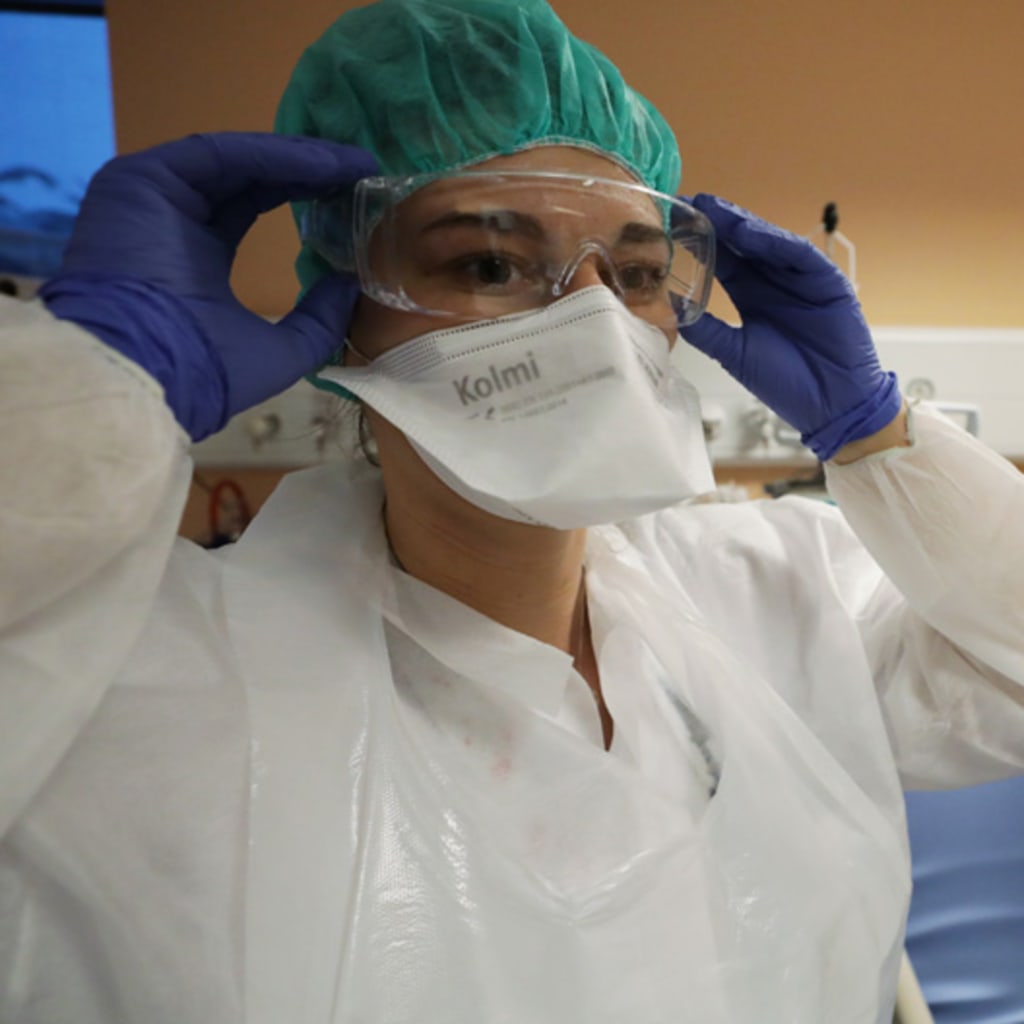 Nurse in Gloves