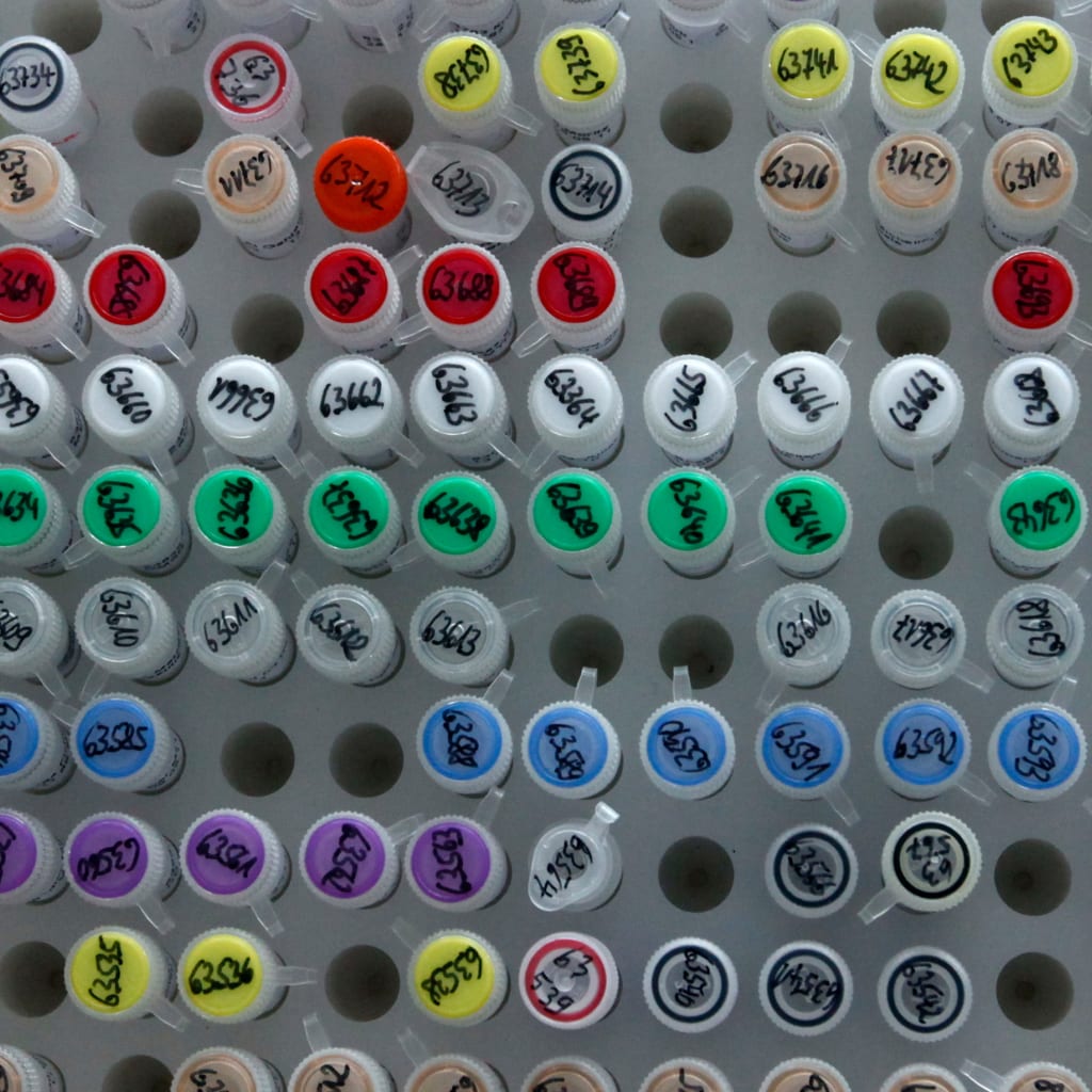 Human genetic material is stored at a laboratory in Munich