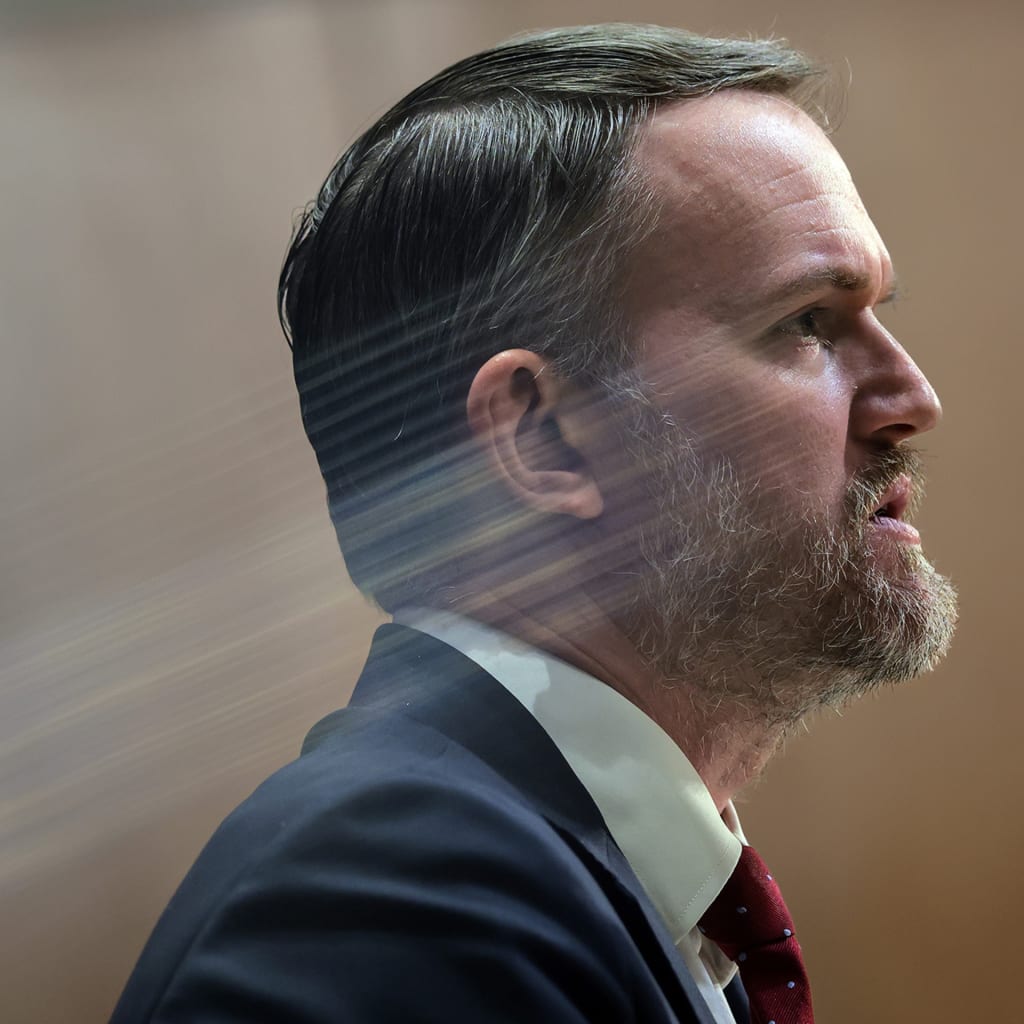 <p>U.S. Trade Representative Jamieson Greer testifies before the Senate Finance Committee on April 8, 2025, in Washington, DC. </p>
