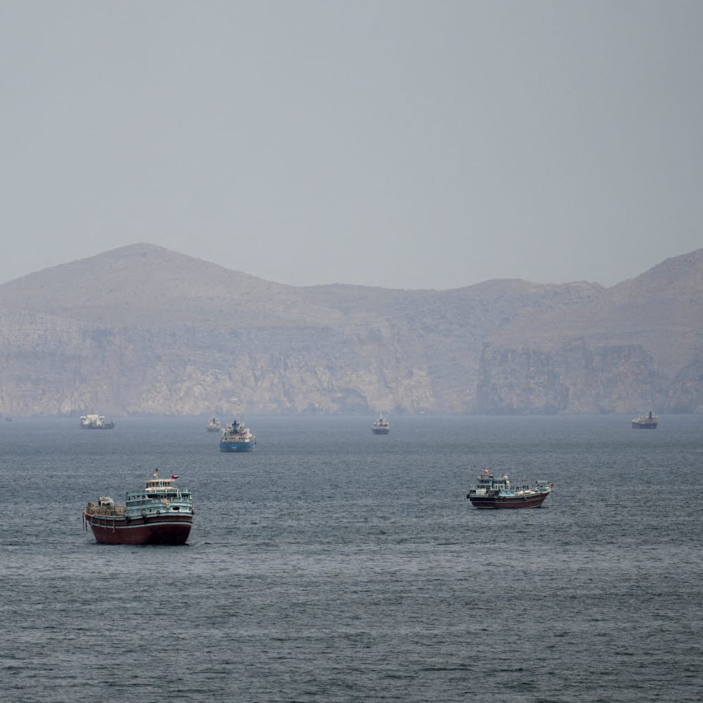 Ships and boats in the Strait of Hormuz. (Stringer/File Photo/Reuters)