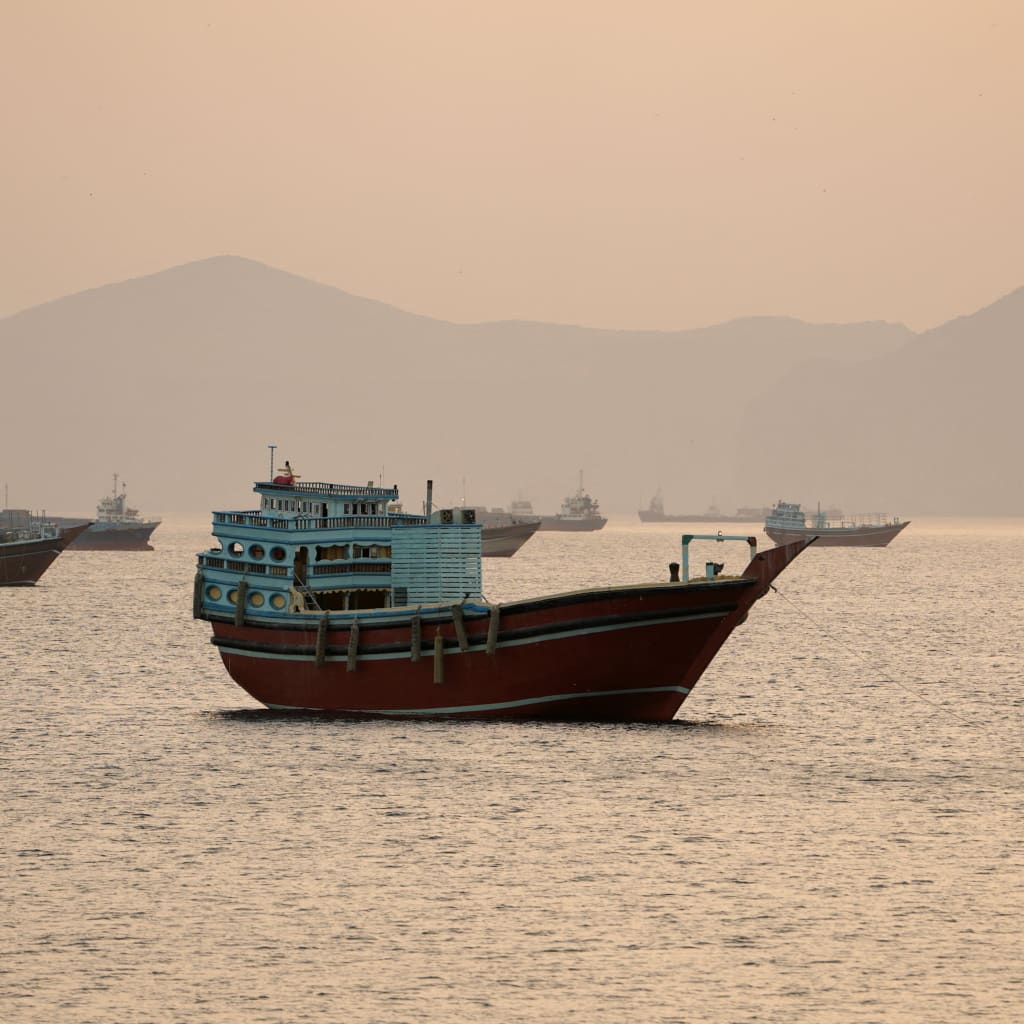 Vessels in the Strait of Hormuz, Musandam
