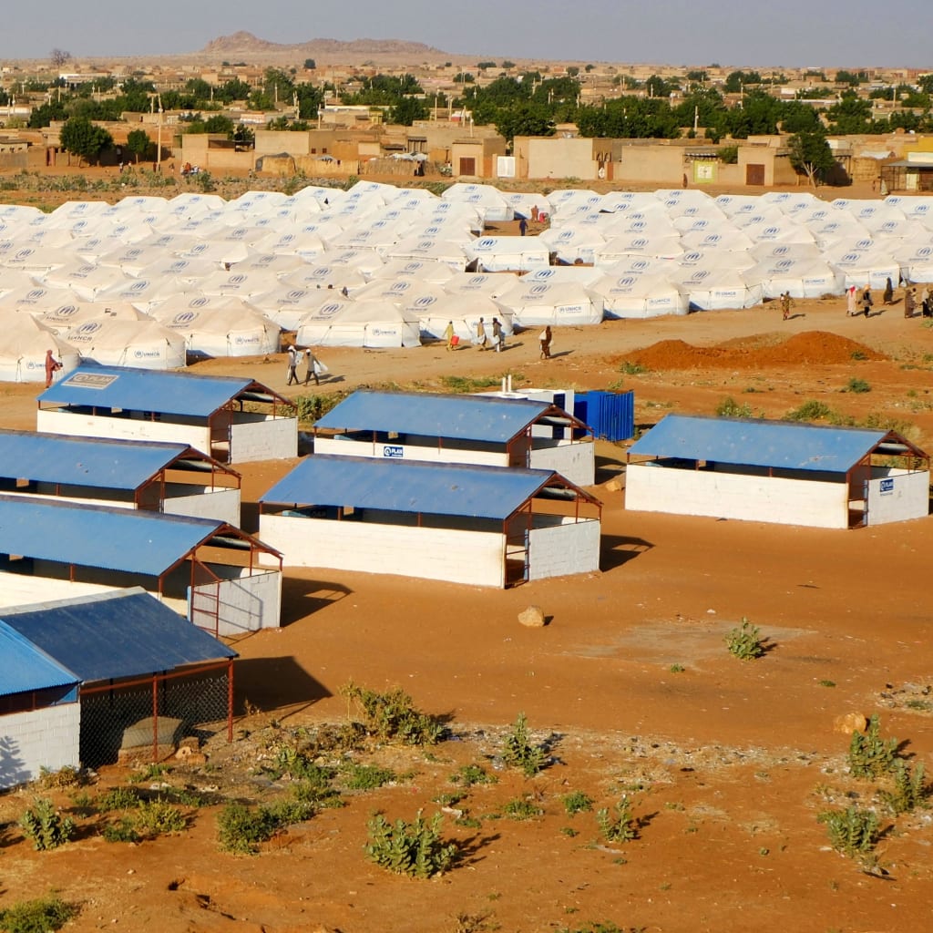 A displaced persons camp in El Obeid, North Kordofan State, Sudan on January 12, 2026.