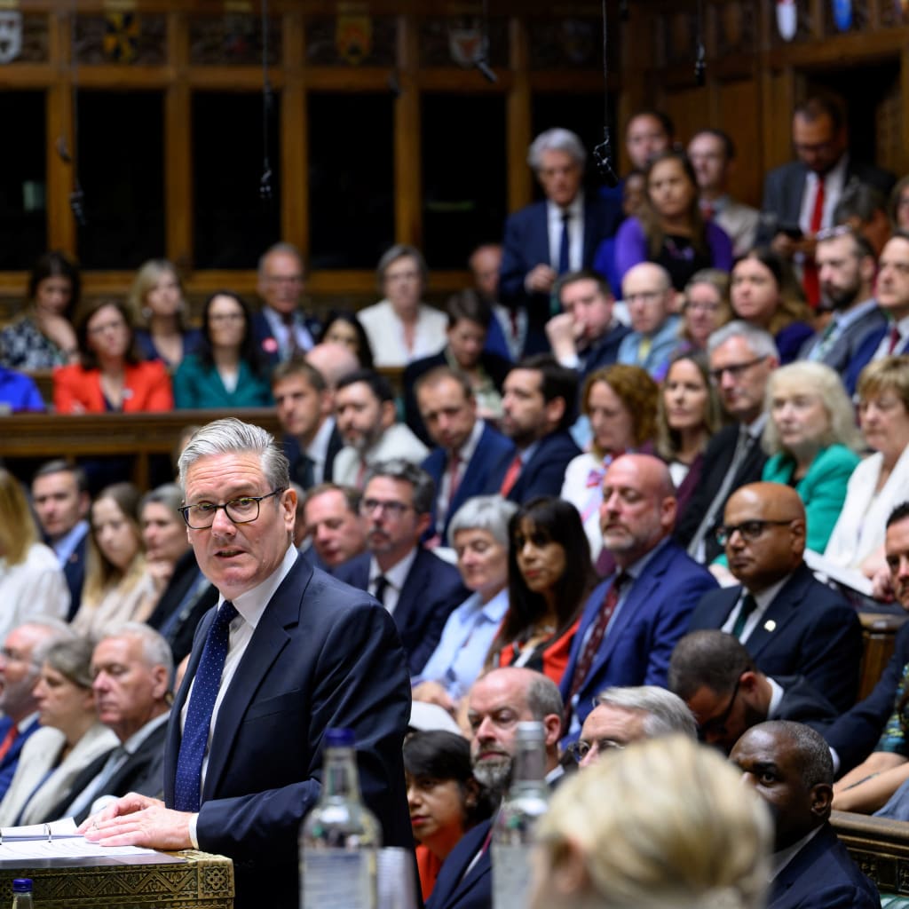 <p>UK Prime Minister Keir Starmer speaks during his final Prime Minister’s Questions at the House of Commons in London on July 15, 2026.</p>