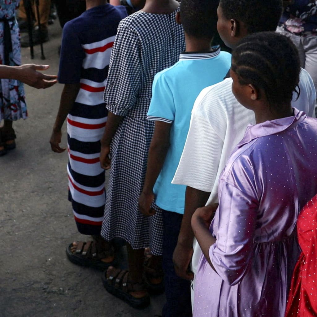 <p>Schoolchildren and a teacher who were kidnapped by gunmen in Nigeria’s southwestern Oyo state nearly two months ago, depart the Oyo State Government Secretariat after being rescued by security forces, in Ibadan, Oyo state, Nigeria, on July 13, 2026.</p>
