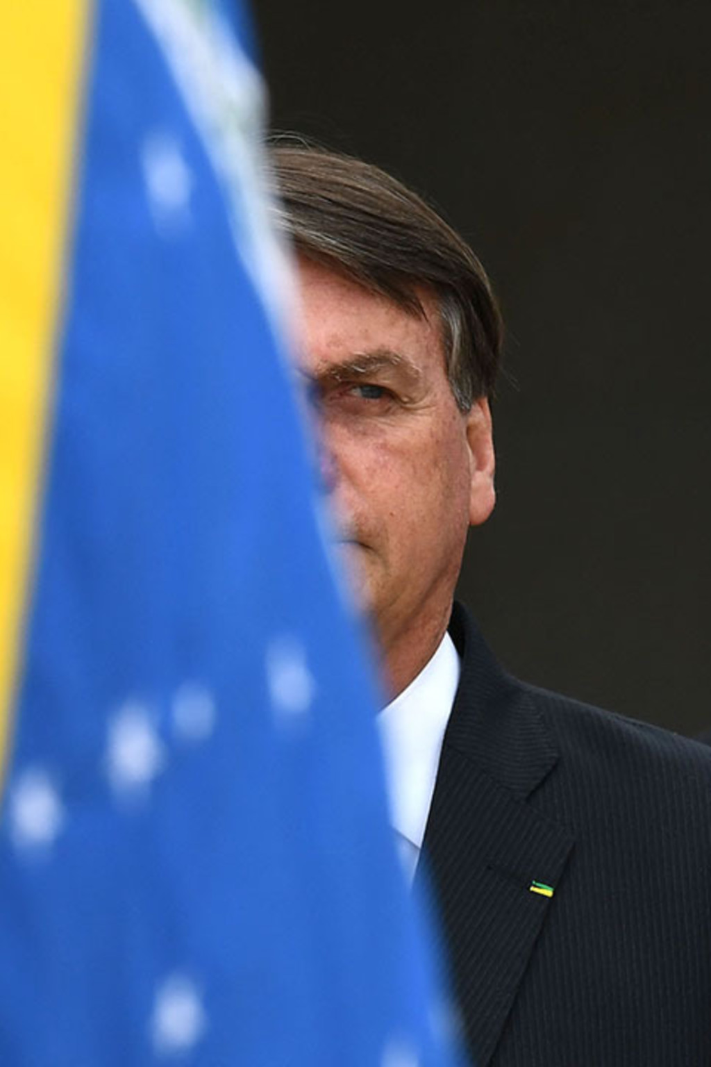 <p>President Jair Bolsonaro attends Brazil’s National Flag Day celebration.</p>