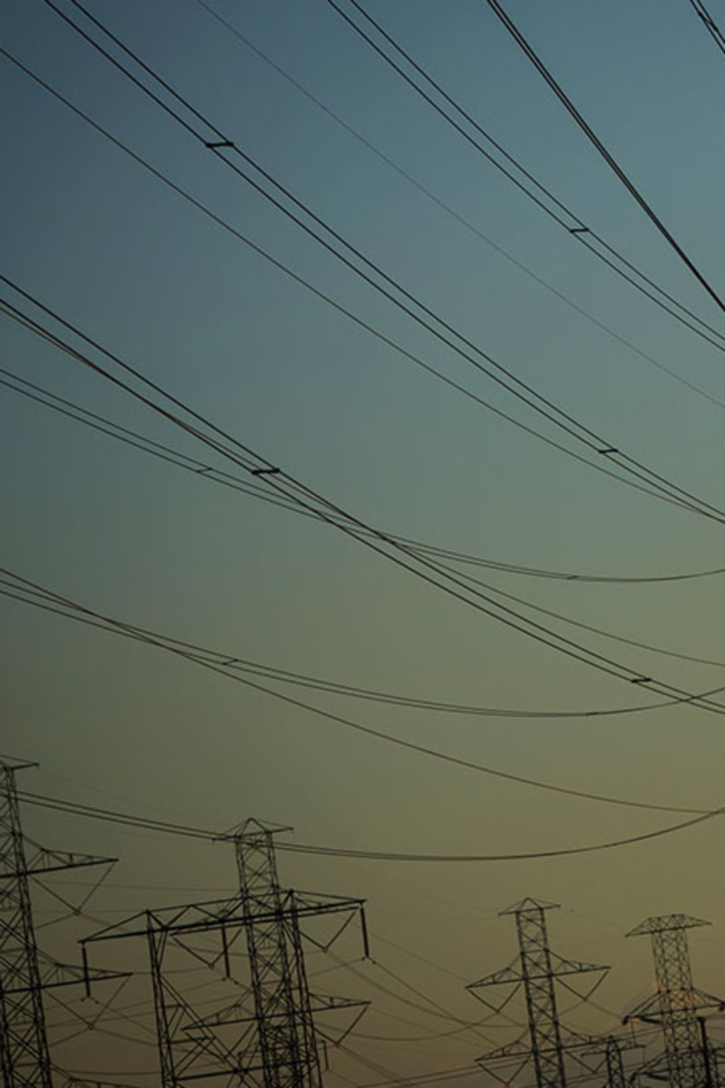 <p>Power lines are seen in Rancho Cucamonga, California.</p>
