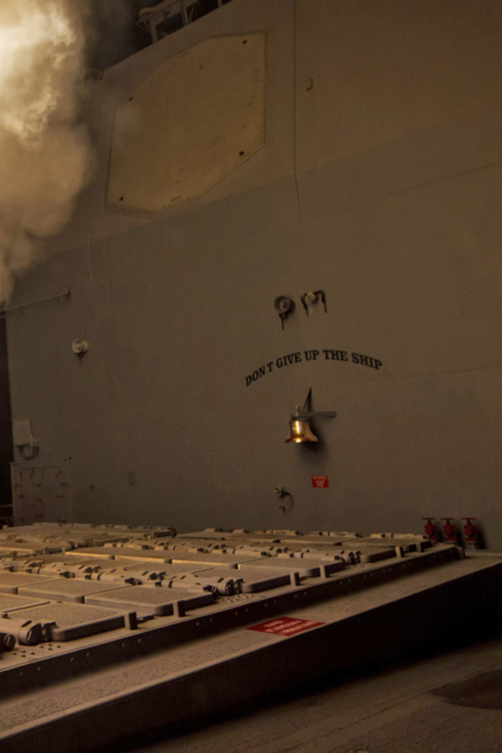 <p>An SM-3 Block 1B interceptor is launched from guided-missile cruiser USS Lake Erie, October 2013.</p>
