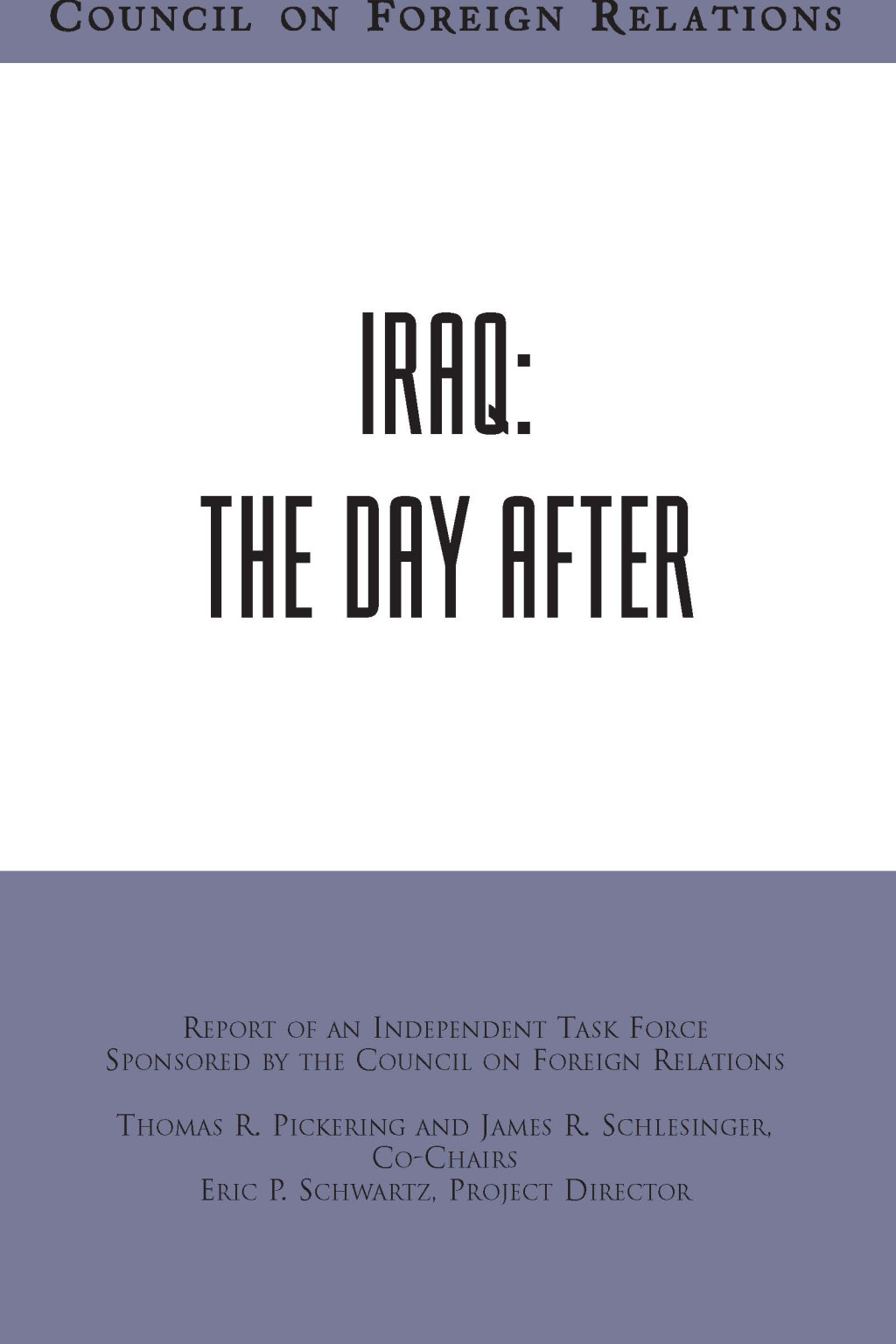 Iraq: The Day After_Cover