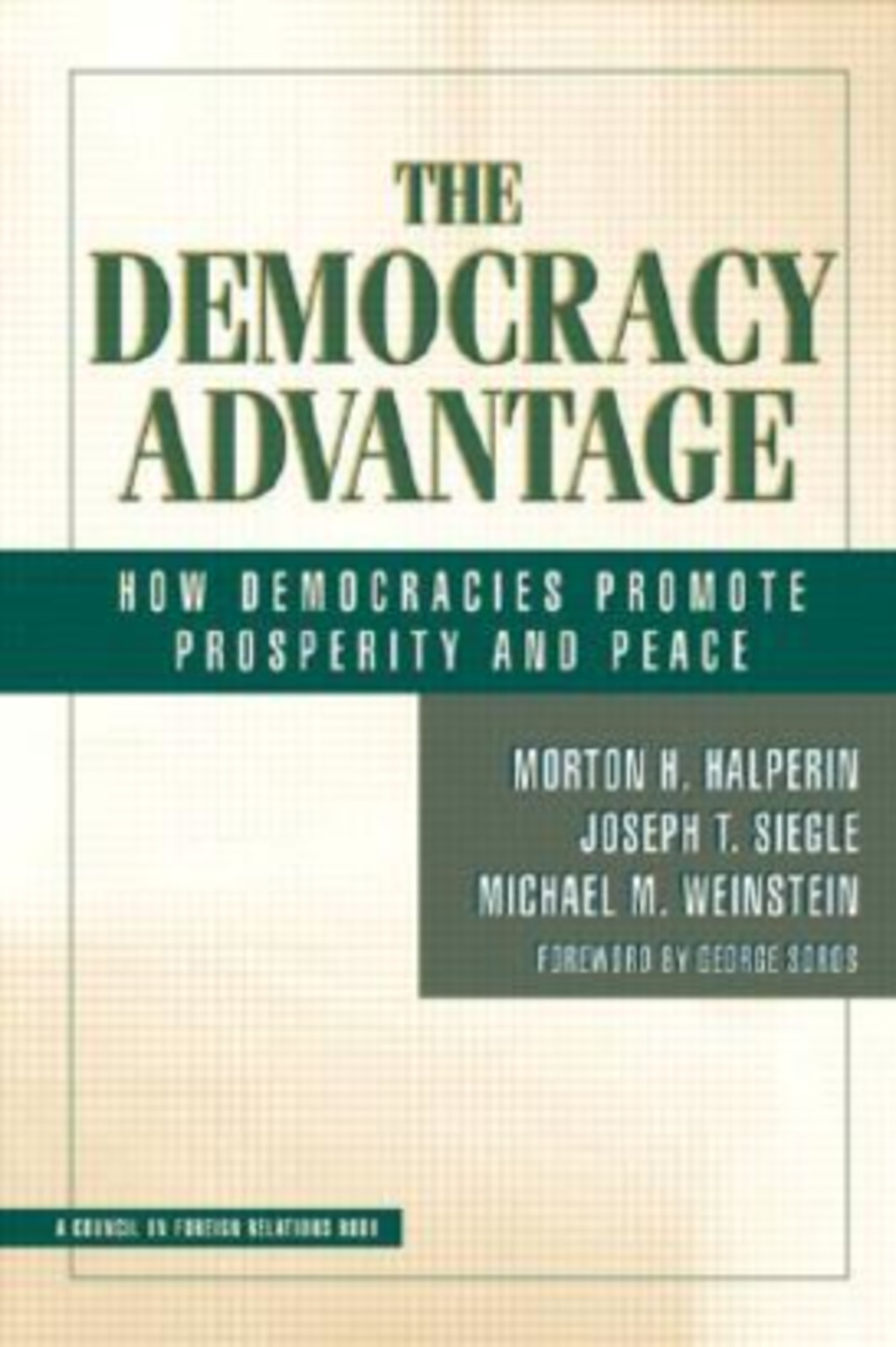 The Democracy Advantage cover