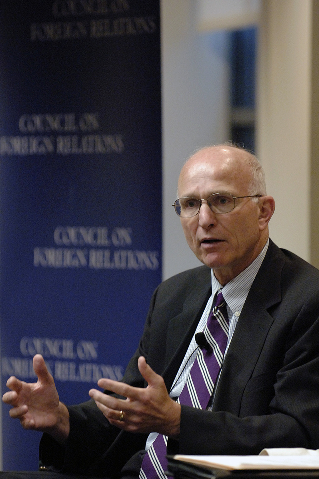 <p>Lawrence Korb attends a CFR event.</p>