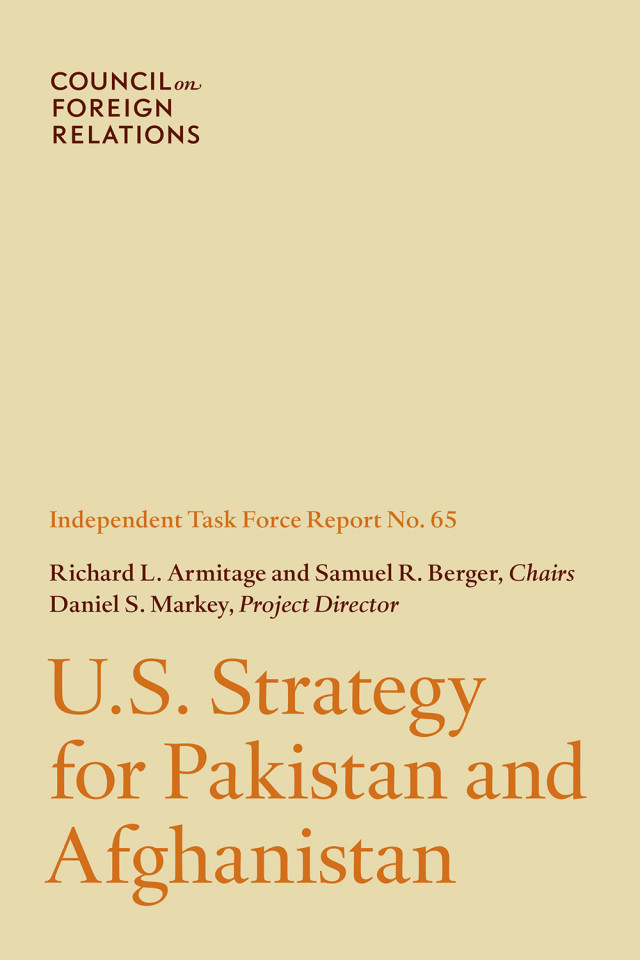 U.S. Strategy for Pakistan and Afghanistan | Council on Foreign Relations