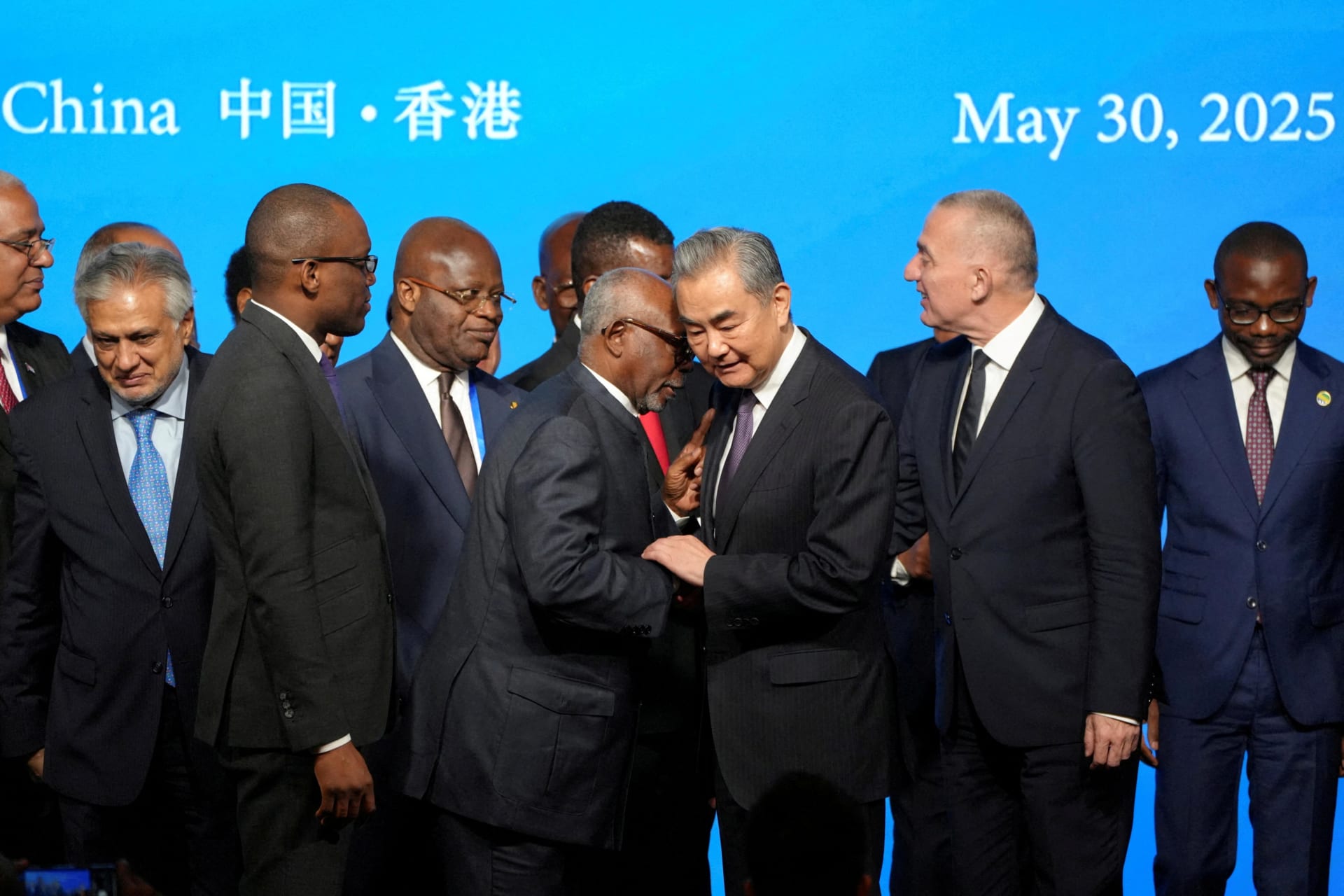 <p>Chinese Foreign Minister Wang Yi attends the signing ceremony of the Convention on the Establishment of the International Organization for Mediation in Hong Kong on May 30, 2025.</p>
