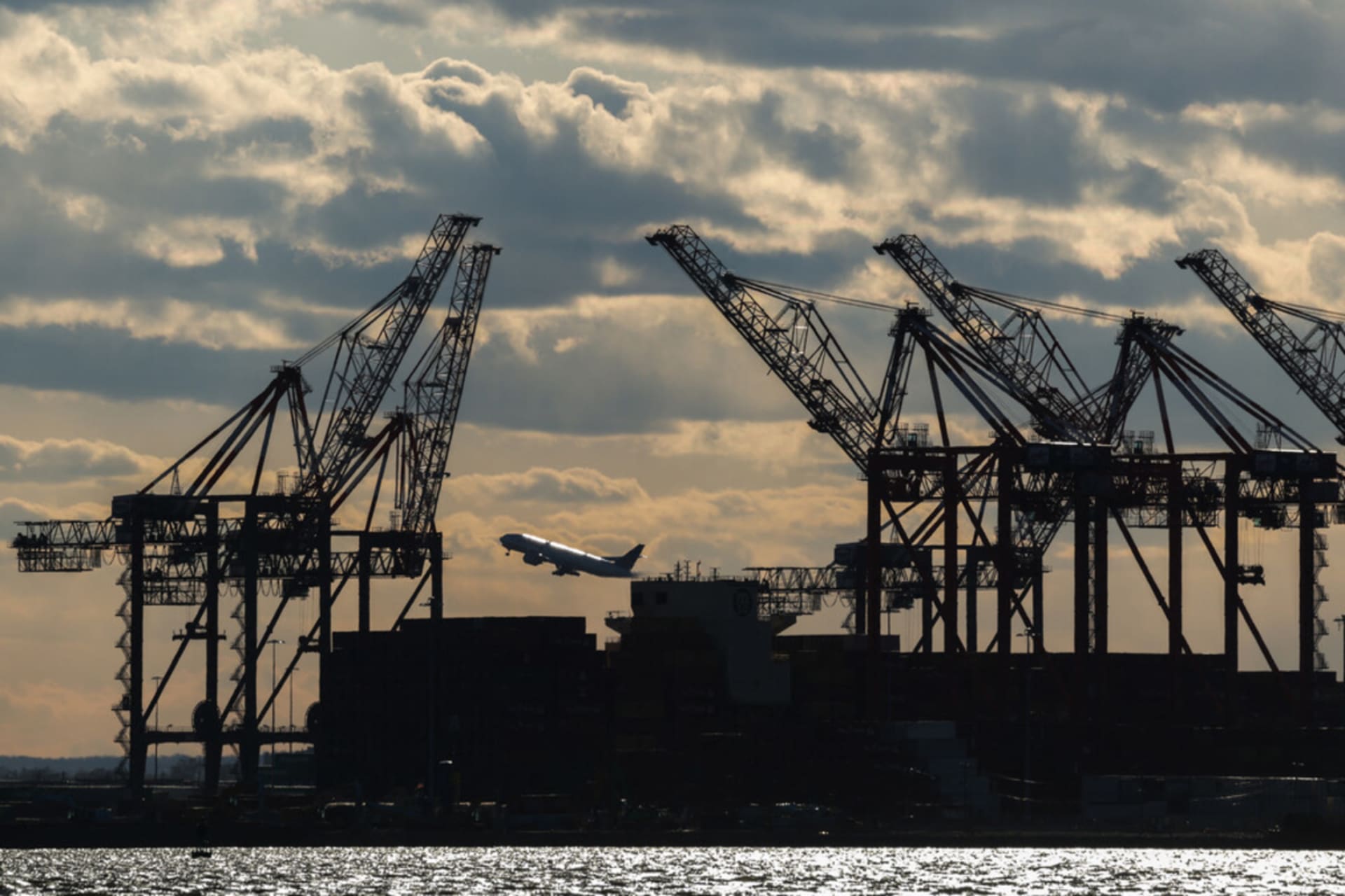 <p>Cranes are seen at the Port Newark Container Terminal in Newark, New Jersey, April 8, 2025.</p>
