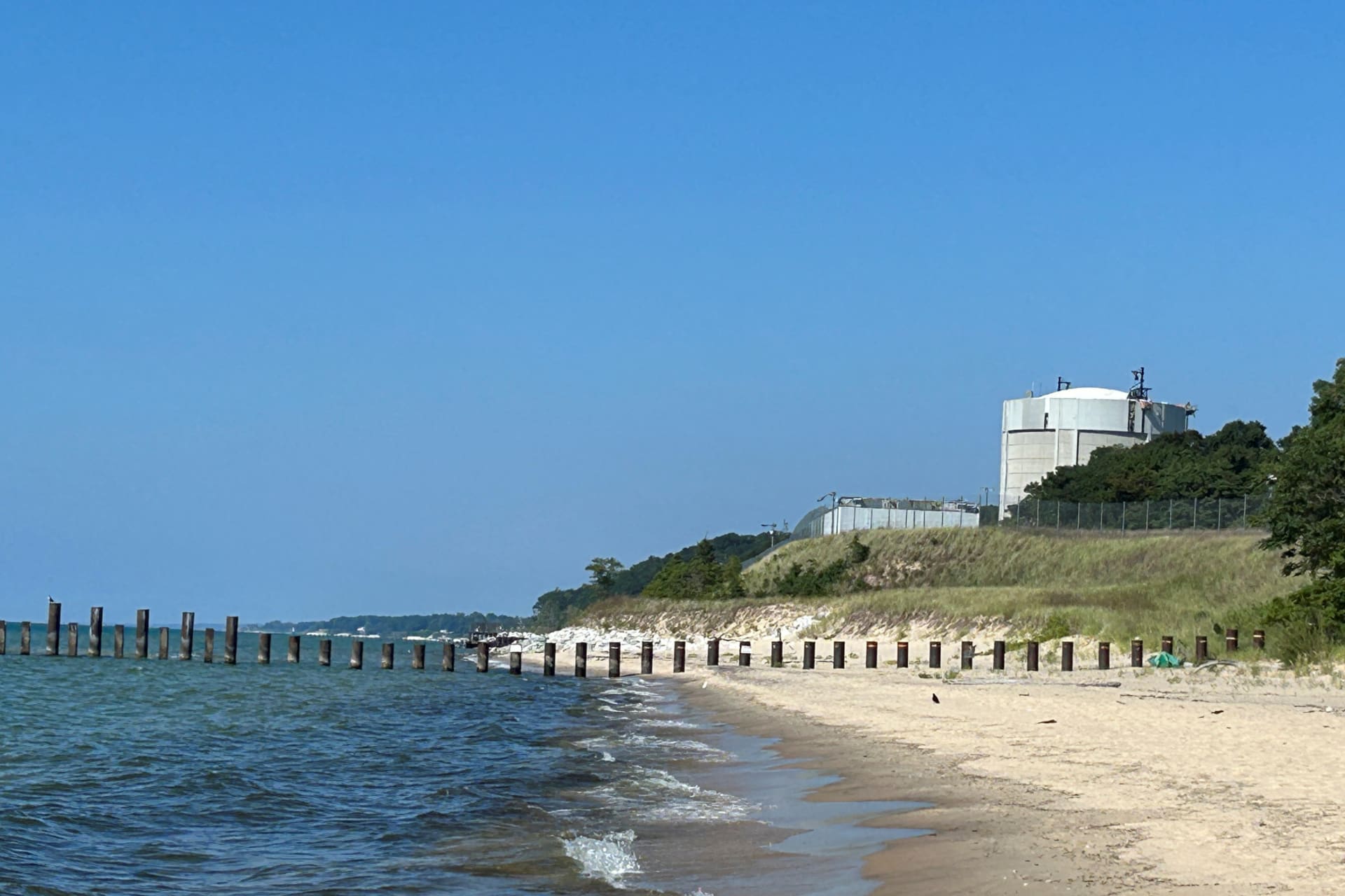 <p>A view of the grounds at the Palisades nuclear reactor in Covert Township, Michigan, August 14, 2024.</p>
