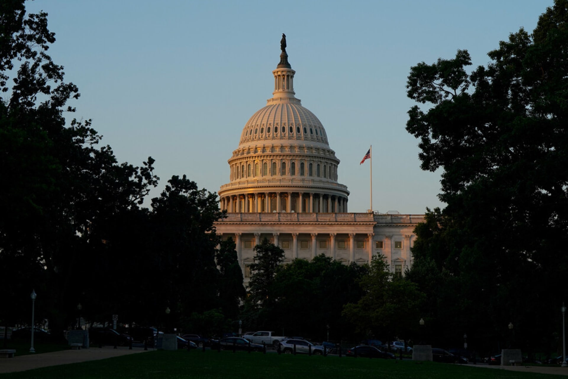 <p>A view of the U.S. Capitol building after sunrise in Washington, D.C. on June 29, 2025.</p>

