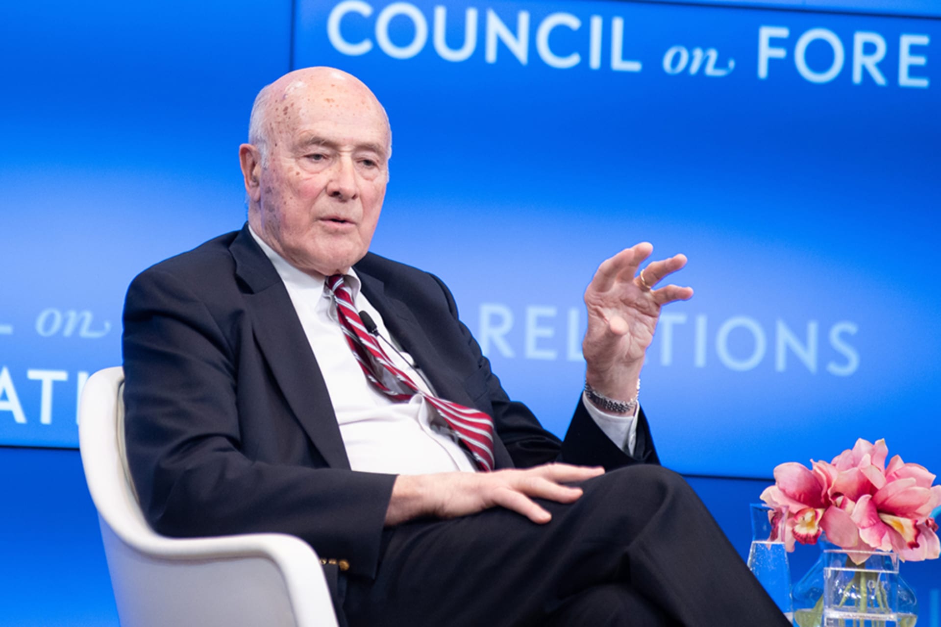 Joseph Nye at a CFR Event