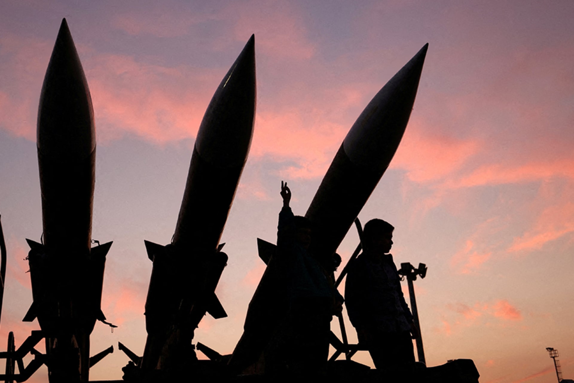 <p>Iranian missiles are displayed at the Islamic Revolutionary Guard Corps (IRGC) Aerospace Force Museum in Tehran, Iran, November 15, 2024.</p>
