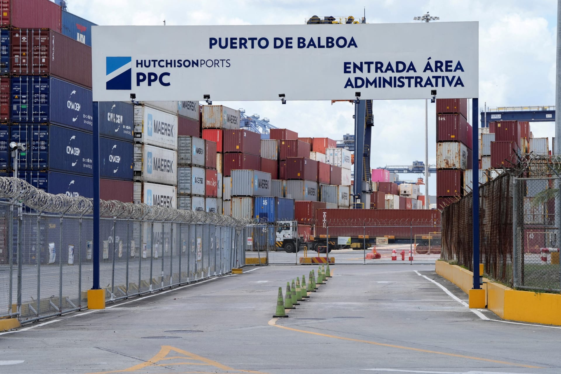 <p>The entrance of the Balboa Port after Hong Kong’s CK Hutchison Holdings agreed to sell its interests in a key Panama Canal port operator to a BlackRock-backed consortium, amid pressure from U.S. President Donald Trump.  </p>
