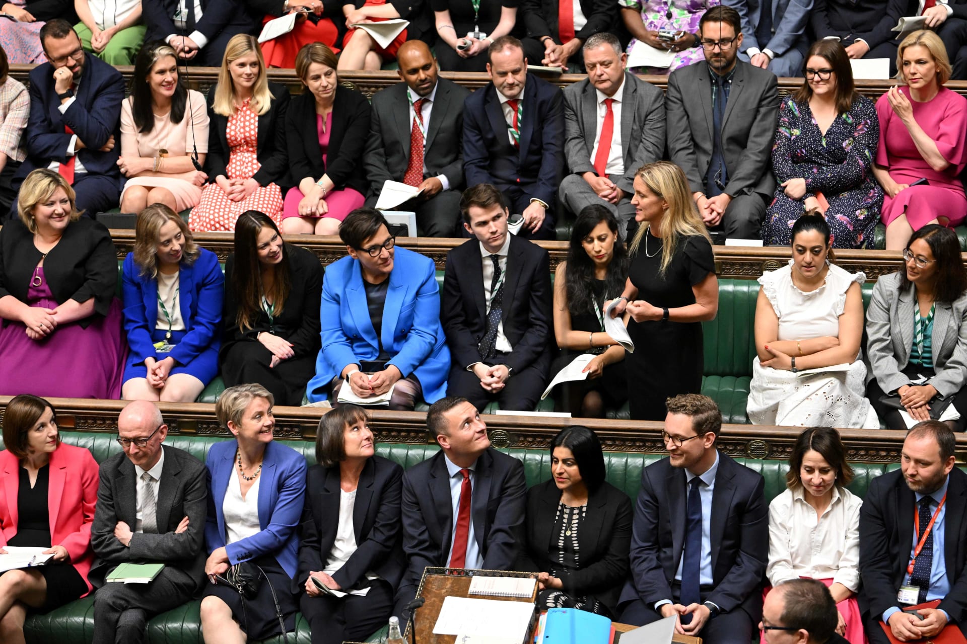 <p>Member of Parliament for Spen Valley, Kim Leadbeater speaks during Prime Minister’s Questions at the House of Commons in London, Britain, July 24, 2024.</p>
