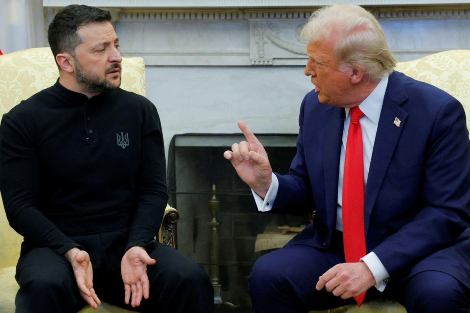 <p>President Donald Trump argues with Ukrainian President Volodymyr Zelenskiy in the Oval Office on February 28, 2025.</p>
