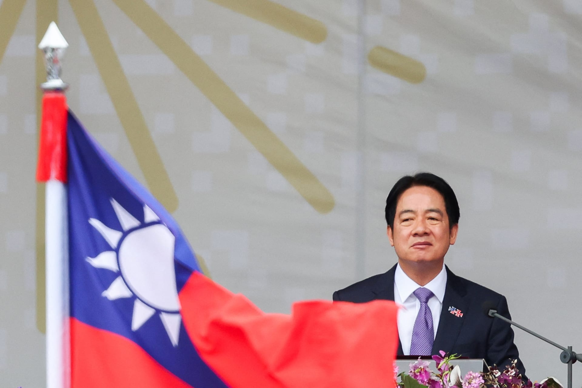 <p>Taiwan President Lai Ching-te delivers a speech commemorating the 113th birthday of the Republic of China, Taiwan’s formal name.</p>
