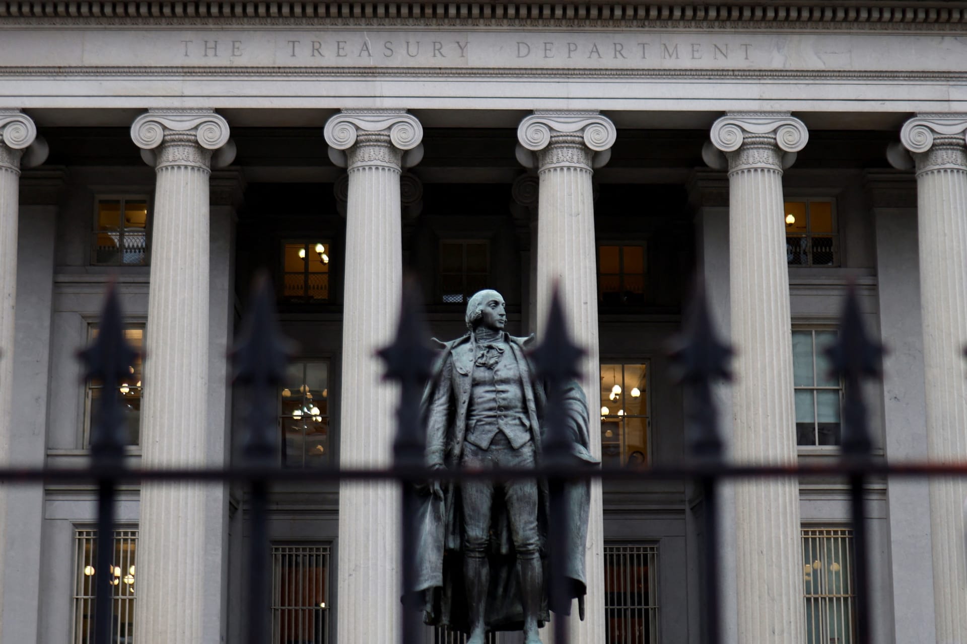 <p>A general view of the U.S. Treasury building in Washington, U.S. January 19, 2023.</p>

