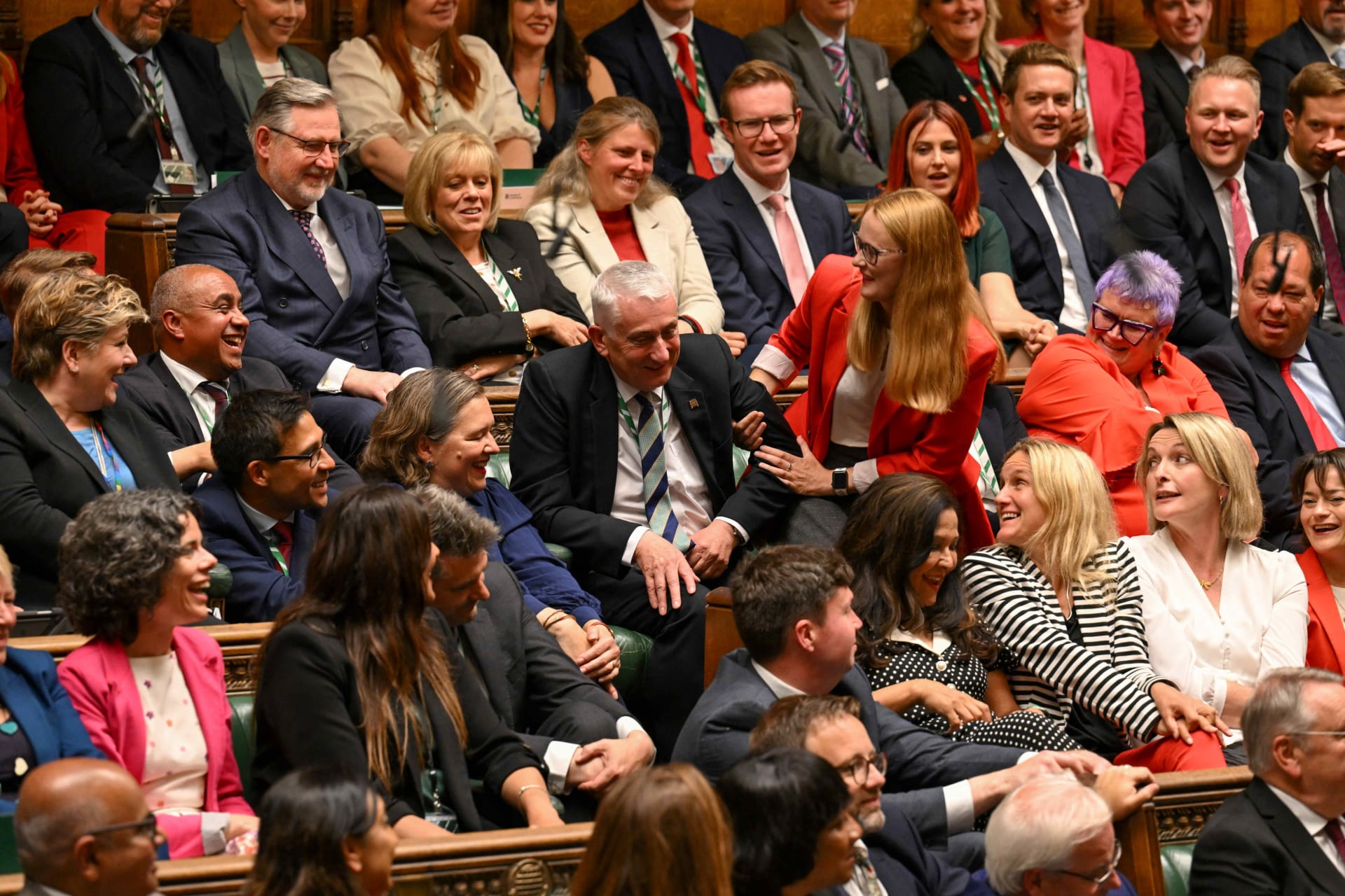 <p>Lindsay Hoyle reacts on the day of the election of Speaker of the House of Commons, in London, Britain, July 9, 2024. </p>
